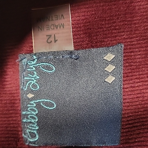 Gabby Skye Tiered Corduroy mini dress,  NWT - Picture 11 of 13